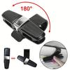 Car Mounted Glasses Frame Sun Visor 180 Degree Rotation Multifunctional Carbon Fiber Car Glasses Clip Double Headed Clip Board