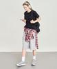 BASIC HOUSE Uni Bermuda Wide Single-Pleat Special Double-Sided Shorts Melange Grey