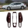 Key Fob Cover Shell Protector Car Modification Replacement for Panamera Cayenne MACAN Boxster Cayman 911 718Redwood