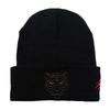 Tiger Head Claw Marks Embroidery Wool Knitted Hat Student Outdoor Men'S And Women'S Autumn And Winter Thermal Hat Pullover Hat