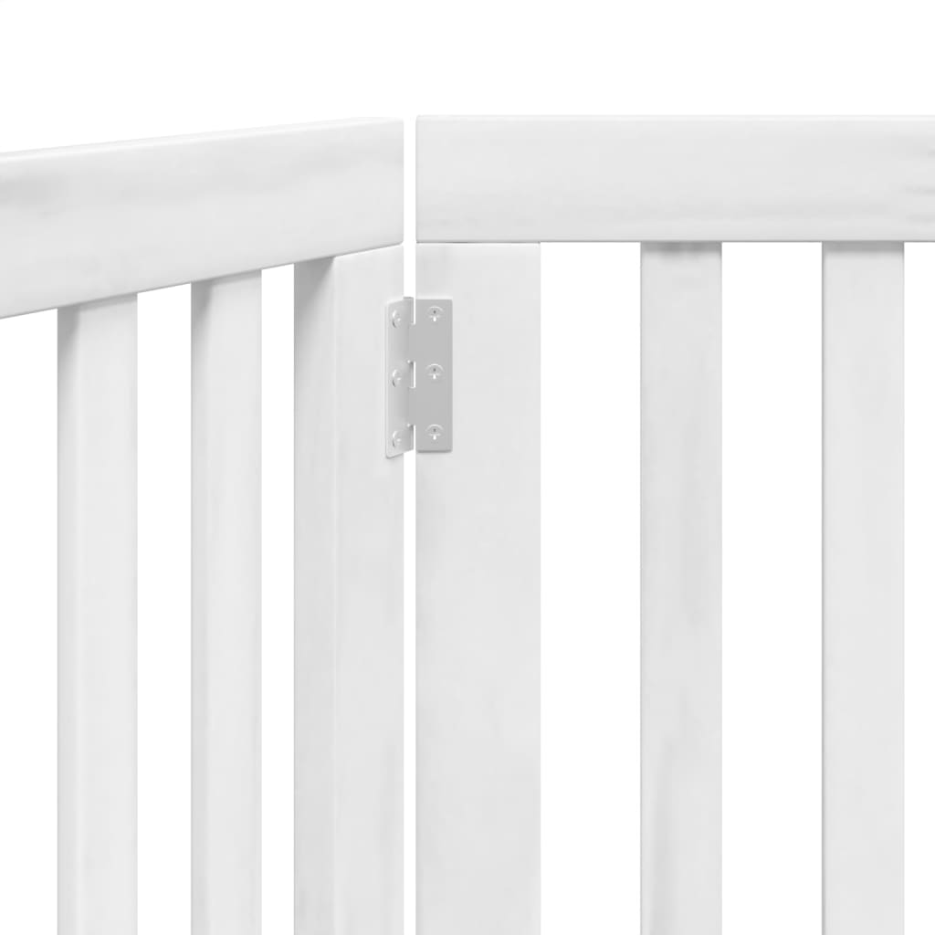 Vidaxl Foldable Pet Safety Gate, 2 Panels, White, 160Cm