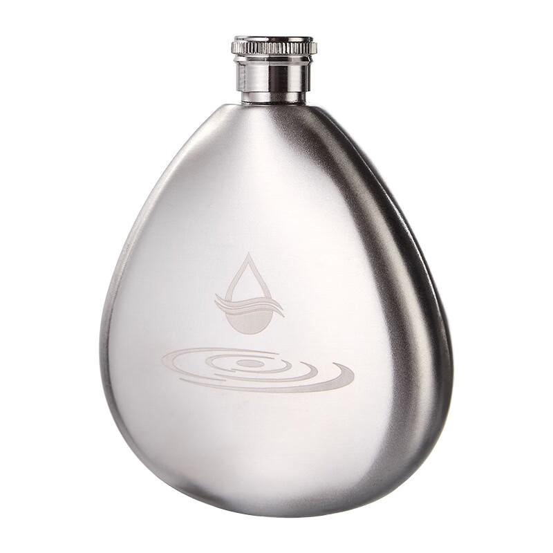 

Портативная фляга для напитков Shangqi, из полированной нержавеющей стали 316, в форме капли