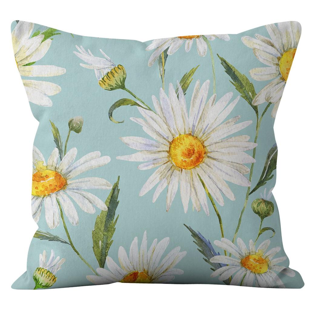 New Small Fresh Daisy Pillowcase, Available Without Pillow Core Home Cushion Cover