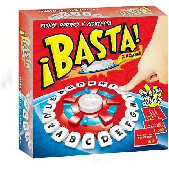 Basta Juego De Mesa Español – Juego De Mesa Interactivo y Educativo, Think A Words Game, Rompecabezas para Niños y Adultos, Diversión y