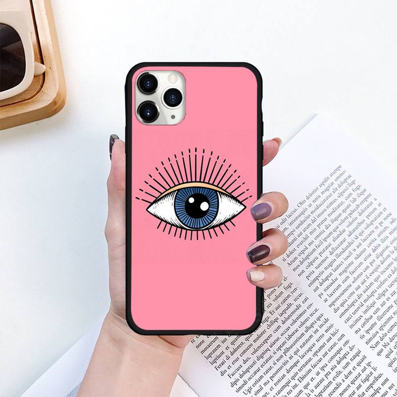 Fashion Evil eye Phone Case for iPhone 11 12 13 pro XS MAX 8 7 6 6S Plus X 5S SE 2020 XR mini