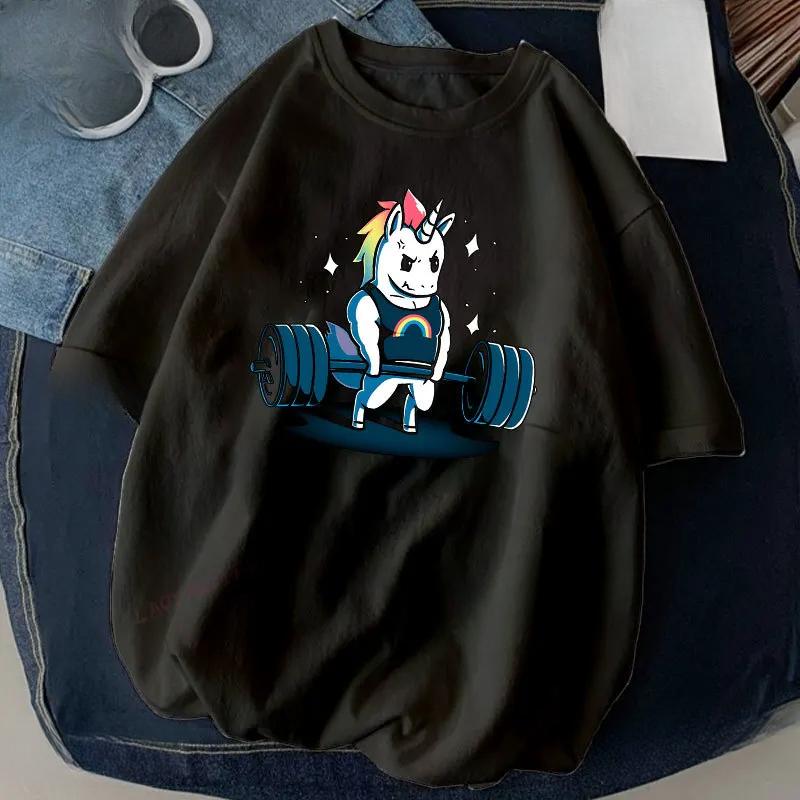 

Футболка с принтом «Кошка-тяжелоатлет», для тренировок, смешной дизайн для спортзала, графическая наклейка, футболки высокого качества, женская одежда, camisetas 4XL