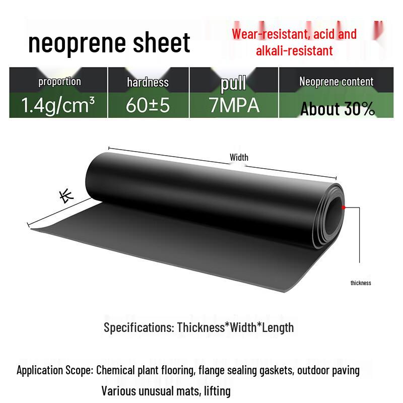 CR Neoprene Rubber Gasket Sheet