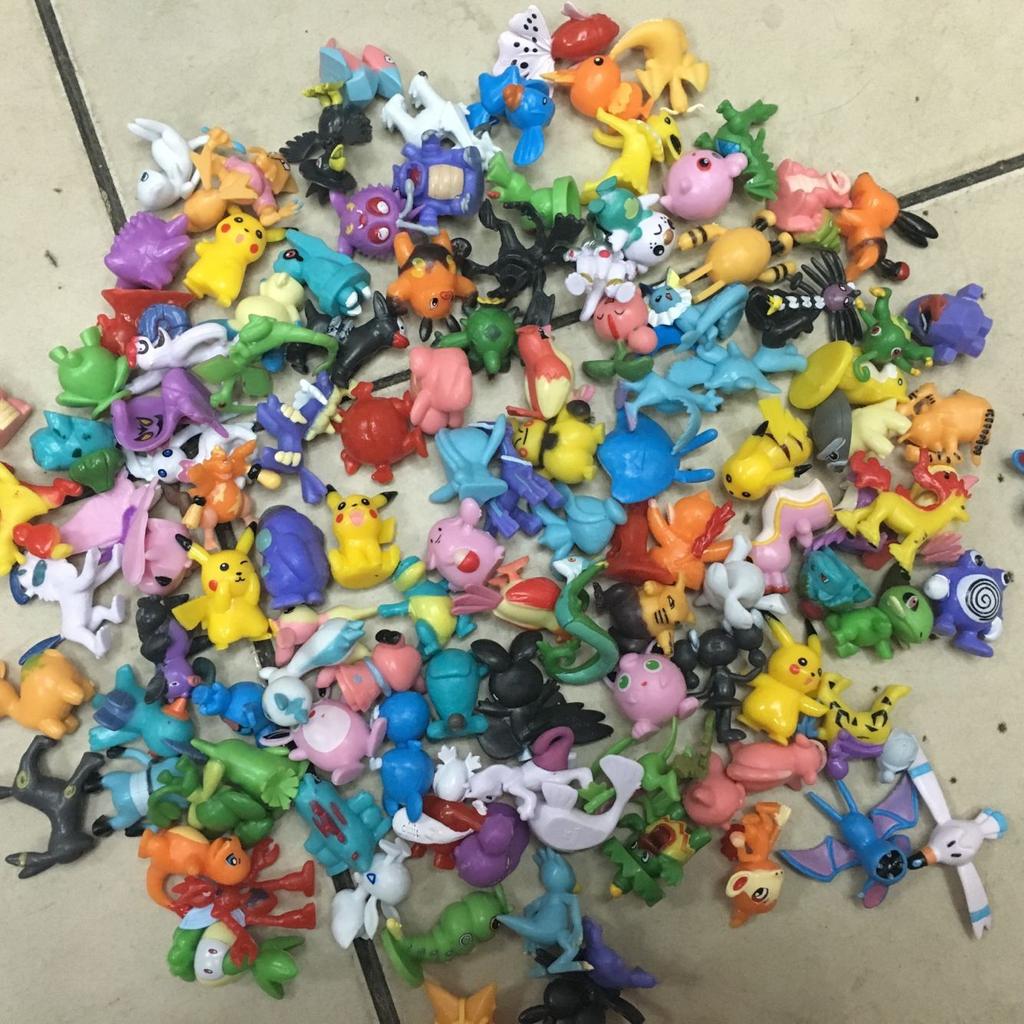 144pcs Pokemon Anime Figure Action Model Model Ornamental Decoration Collect Playthings For Christmas Present Durable
