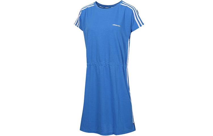 Adidas Neo Short Sleeved Dress Women s Blue DW7787 XL
