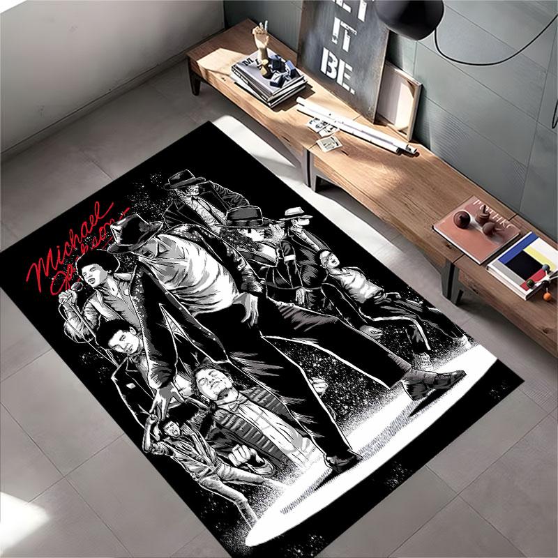 "Michael Jackson Tribute Art" suitable as a non-slip mat for the living room or bedroom sofa