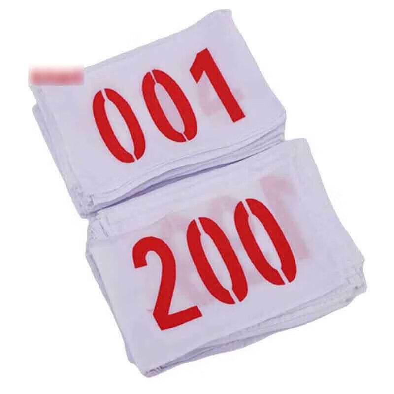Athlete Competition Bib Numbers