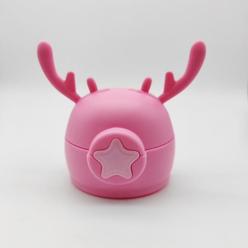 

Детская крышка для чашки, универсальная крышка для кружки, сменная силиконовая крышка для бутылки с водой розовый