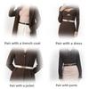 Adjustable Suit Trousers Vintage Belt PU Dress Waistband  Waist Accessory
