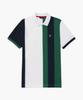 Meonsingweeo Men'S Colorblock Collared T-Shirt White Mr211Mts52
