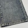 Spring Casual Retro Patchwork Men's Straight Loose Fit Jeans Versatile Shaped Boy Pants