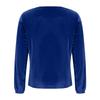 Women's Fashionable Color Round Neck Long Sleeved Gold Velvet Pullover T-shirt Top
