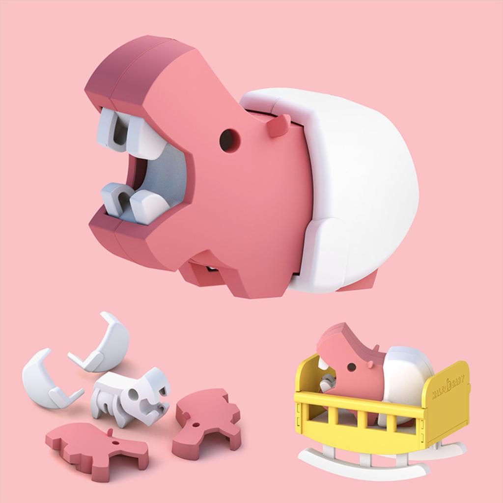 Grassland Series Children's Educational, Brain-stimulating, Hands-, Magnetic Assembly Building Block Toy Model