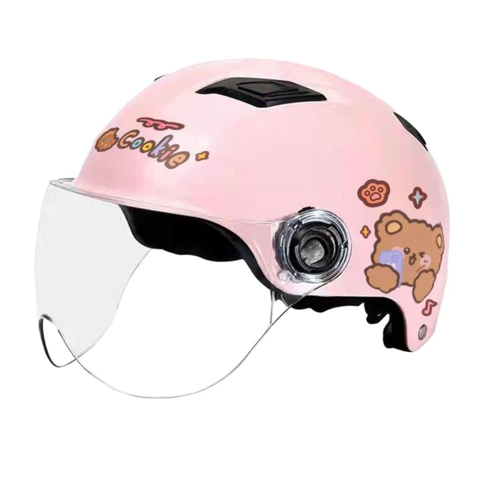 Cat Ears Electric Car Helmet Men and Women Half Helmet