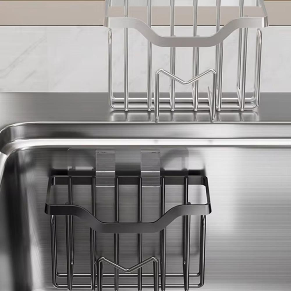 Stainless Steel Kitchen Sink Organizer Rustproof Sink Stopper Scraper Durable Drain Tray  Kitchen