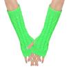 Cable Knit Fingerless Arm Warmers - Thick Winter/Autumn Long Gloves