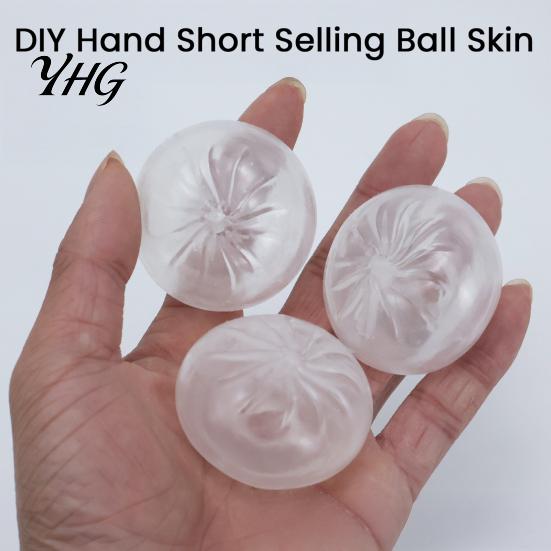 Calming Fidget Toys DIY Dumpling Squeeze Toy Skin, Fillable Empty Ball Skin with Bun Shape Stress Stopper, Anxiety Relief Simulated Making Supplies