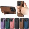 Wristband Vintage Leather Case For Xiaomi Redmi Note 13 12 Pro Plus 11S 14 12T 11T POCO X4 X5 F5 13C Kickstand Anti Drop Cover