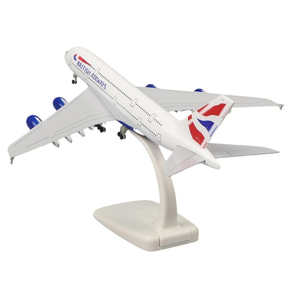 20cm Alloy Metal Toys Model Plane Airways AIRBUS 380 A380 Airlines Airplane Model Diecast Airbus  Aircraft W Landing Gift