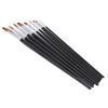 9pcs Nylon Hair Paint Brush Set Filbert Head Wooden Handle Artists Gouache Watercolor Acrylic Brushes Art Supplies
