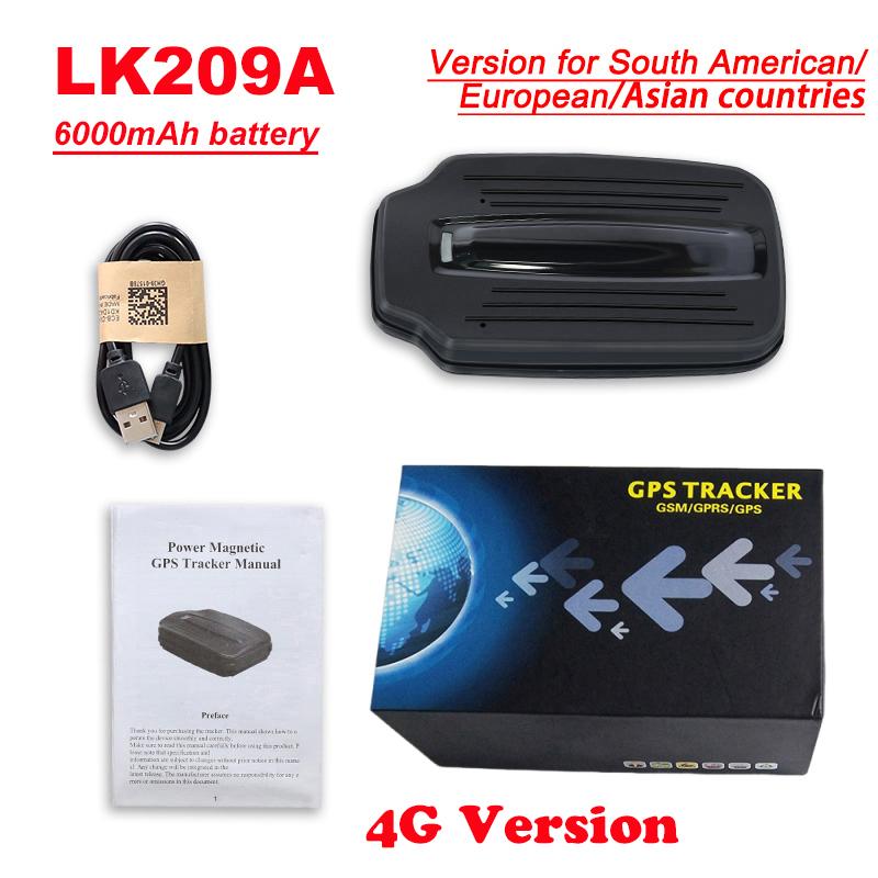 Car GPS Tracker LK209 LK209A LK209B LK209C 2G 4G Asset GPRS Locator Waterproof IP67 Magnetic Drop Shock Alarm Lifetime Free APP