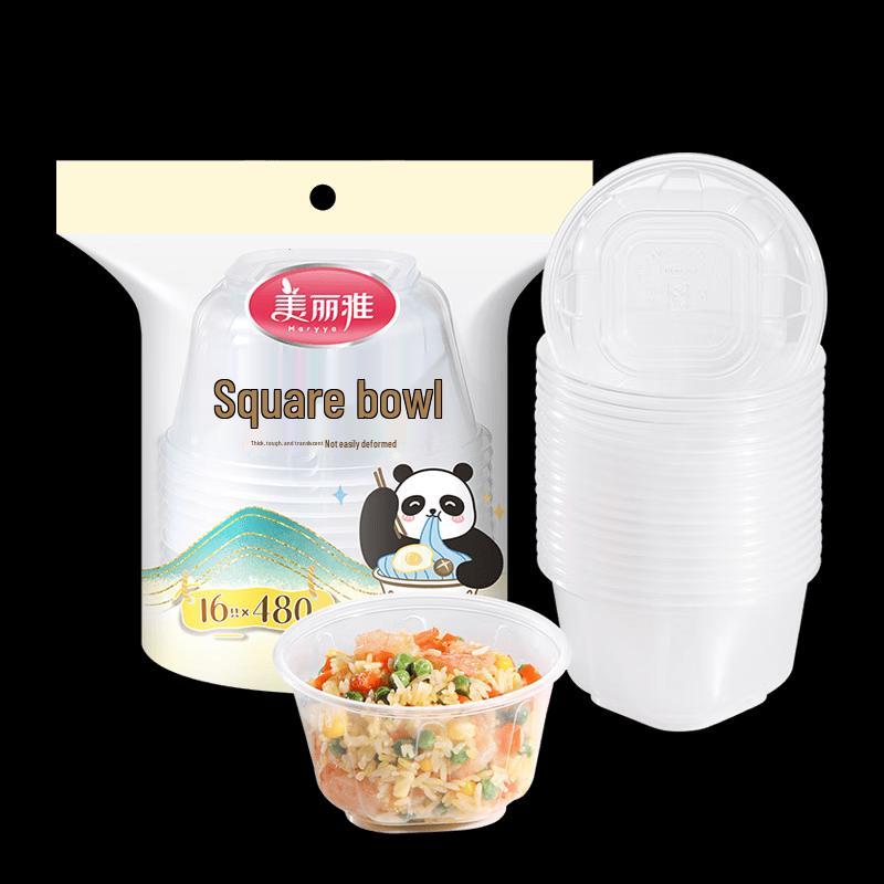 Disposable Food-Grade Takeaway Bowls