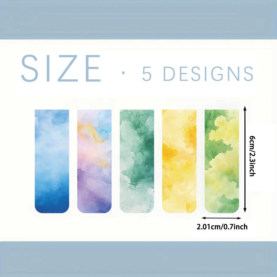 Shile Suit Magnetic Bookmark Cartoon Watercolor Reading Book Page Label Folder Gift Hand Account Magnetic Bookmark