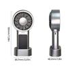 Portable Solar Charging Hand Fan 5 Speed Blower Handheld Fan Rechargeable Replacement For Camping Hiking Indoor Use