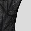 INCERUN Men Deep V Neck Strap Sleeveless See Through Mesh Sheer Tank Tops