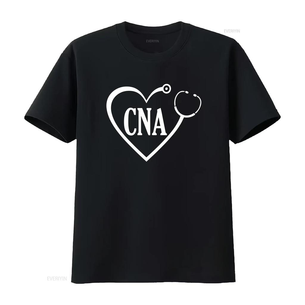CNA T Shirt Certified Nursing Aide vintage Washed Unisex graphic Stretched homme Comfortable Breathable designer clothes