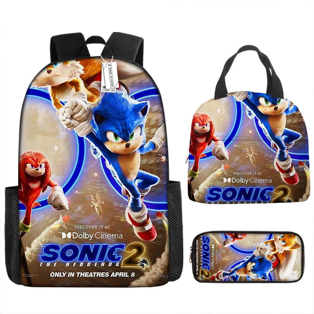 Backpack Trend Backpack Anime Large Capacity Elementary School Bag Lunch Bag