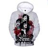 Signature Photo Mosaic Fleece Sweatshirt, Men's Thick Warm Hooded Pullover, Signed Singer Photo Grid Motif Hoodie for Commemorative Collection