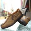 Large Size Leather Shoes 38-47 Men's Moccasin Casual Shoes Handmade Leather Shoes Men's Loafers