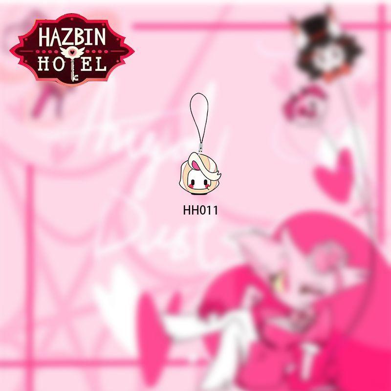 Alastor Doudou Eyes Keychain Vaggie Cell Phone All Staff Set Bag Decoration Adam Accessories Kawaii Lucifer Pendant Gift