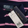 unused Polo by Ralph Lauren border Short sleeve Polo shirt M Fawn Men's Used