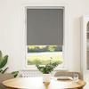 Tenda a Rullo Oscurante Grigia 85 x 150 cm Larghezza Tessuto 80,7 cm Poliestere