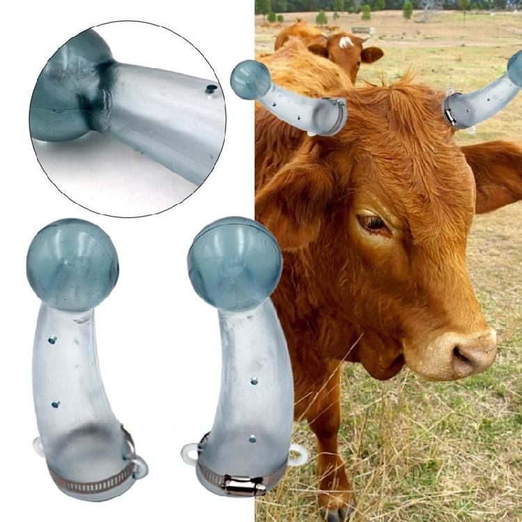 2Pcs Horn Protector Silicone Anti-Fight Protective Covers Safe & Elastic