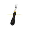 92MF Leather Edging Skiving Beveler Tool Leather Edging Skiver Tool Leather Craft Tool Wood Handle Leather Craft Trimmer Tool