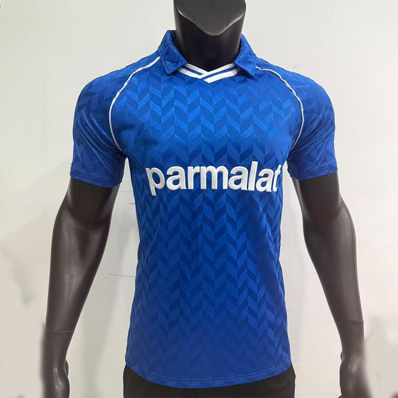 Retro 86-87 White Horse Away Football Jersey XXL синий