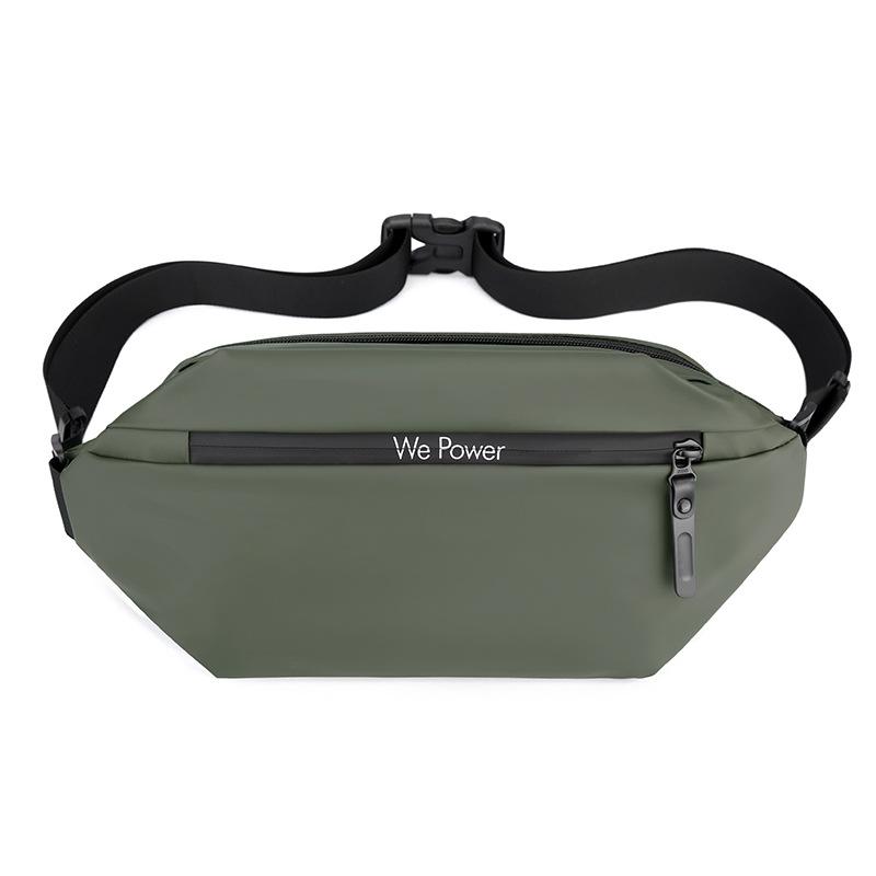 Multi-Function Men's Chest Bag Waterproof Nylon Shoulder Bag Travel Hiking Waist Pack Large Capacity Crossbody Sling Backpack