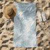 1pc Gentle Breeze Fields Texture 2D Printed Microfiber Beach Towel, Quick Dry Super Absorbent. Great for Beach, Pool