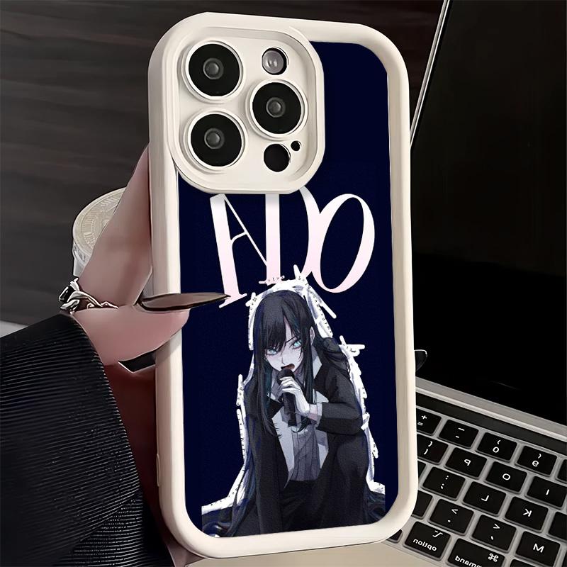 Phone Case for iPhone 17 Air 16E 15 16 Pro Max Ado Cartoon K-Kyogen X Uta Cover 14 Plus 13 12 Mini Soft Shell Silicone Fundas