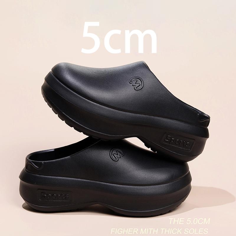 Fashion Women Slippers Couples Garden Clog Women Water Proof Chef Shoe Comfortable Sandal Slippers For Pet Workers Outdoor Fishing Shoes