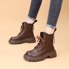 Short Boots British Style 2026 Autumn and Winter New Popular Thick Soled Short Boots for Women
