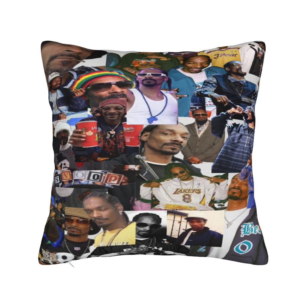 Snoop Dogg Pillowcases Merch Soft Cushion Cover  Throw Pillow Cover Car Decor Zippered Multi Size