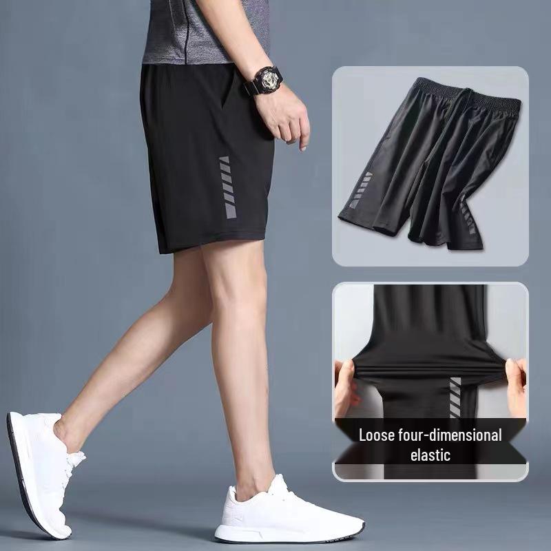 Men's Quick-Dry Summer Fitness Shorts - Casual Five-Point Running Shorts